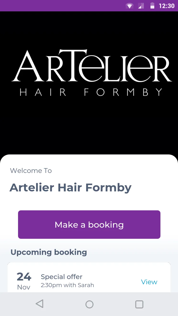 Artelier Hair Formby | Indus Appstore | Screenshot