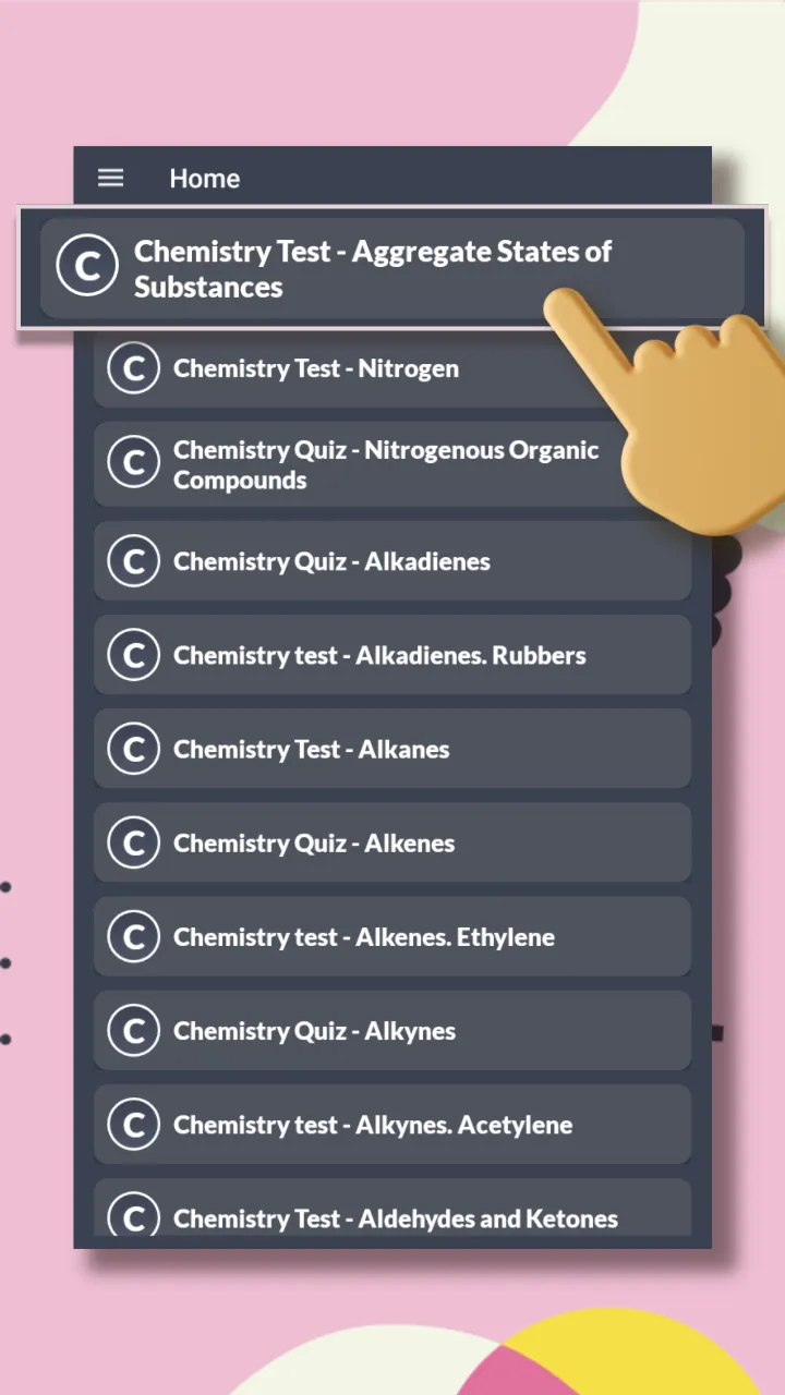 Chemistry advisor - tests | Indus Appstore | Screenshot