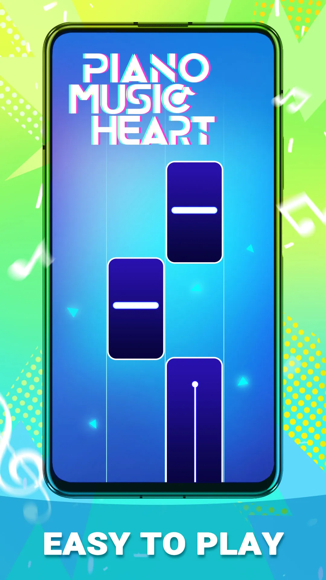 Piano Music Heart: Pop Tiles | Indus Appstore | Screenshot