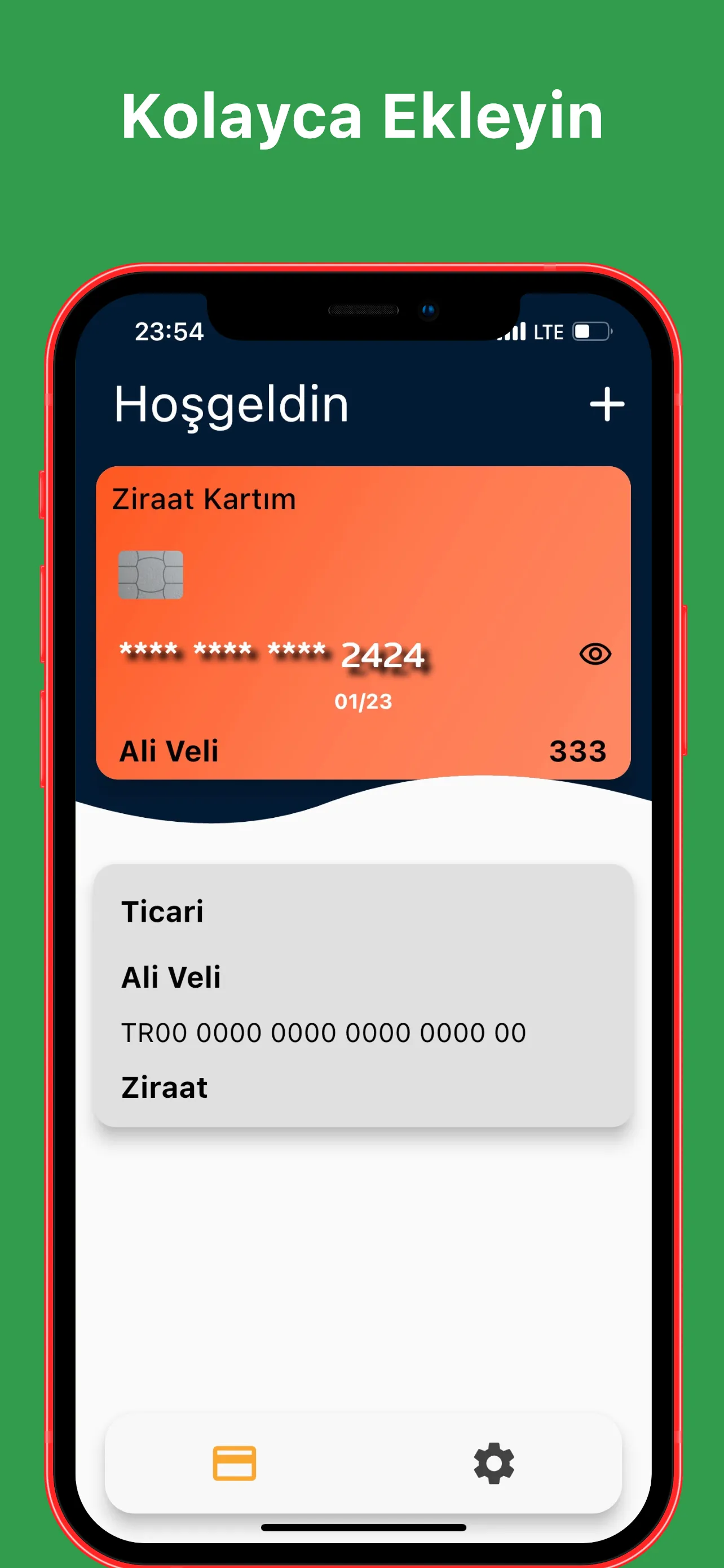 Card IBAN Wallet | Indus Appstore | Screenshot