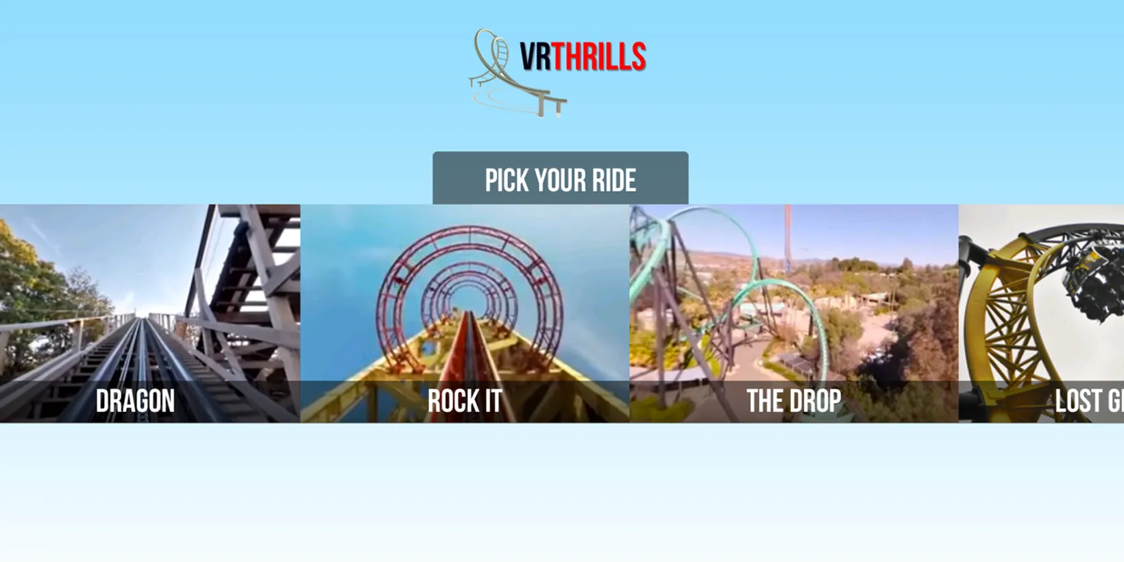 VR Thrills Roller Coaster Game | Indus Appstore | Screenshot