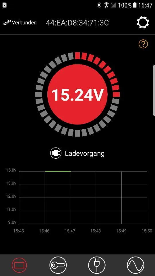 AEG Batteriemonitor | Indus Appstore | Screenshot