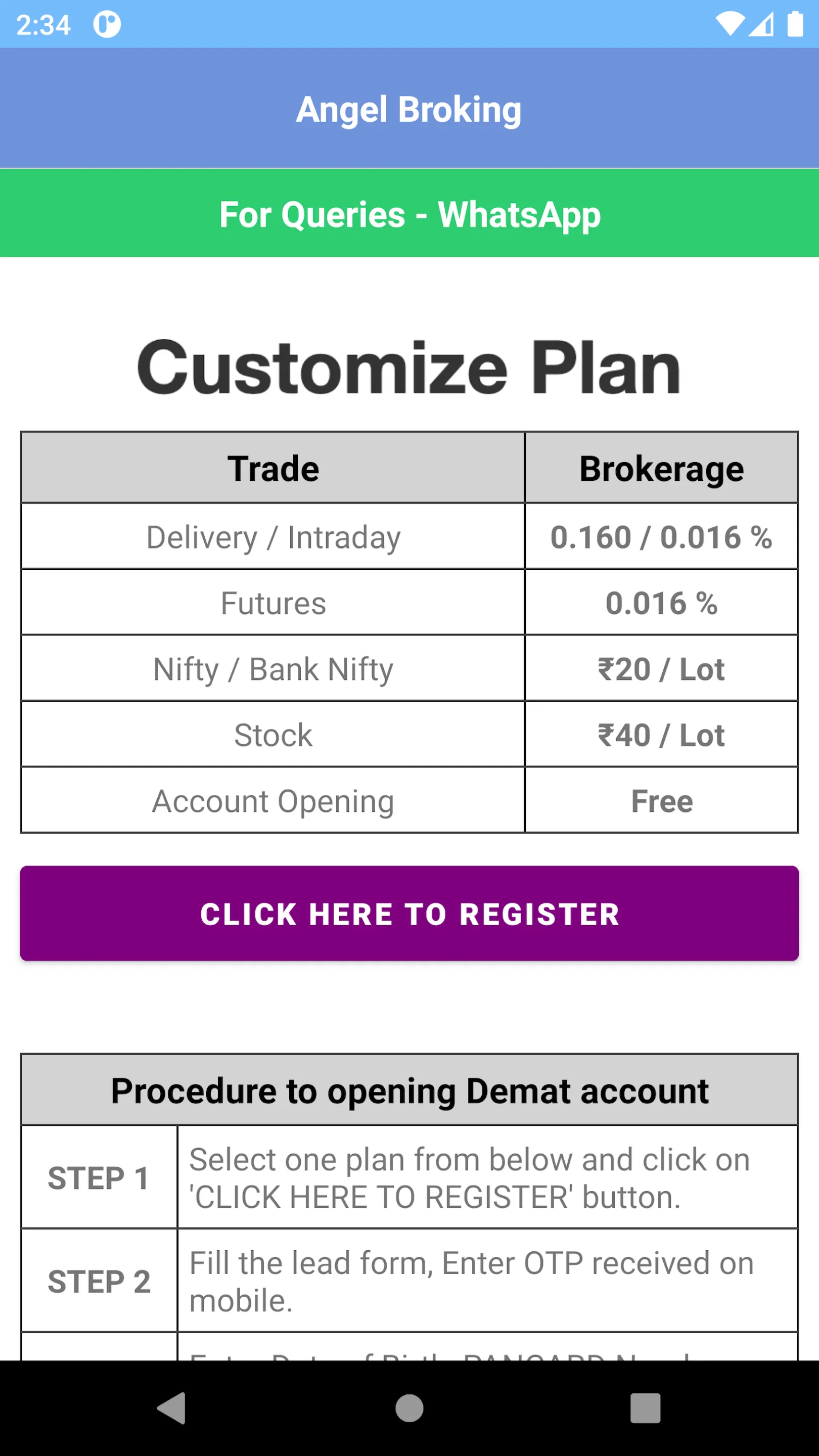 Angel Demat: Stocks, IPO & MF | Indus Appstore | Screenshot