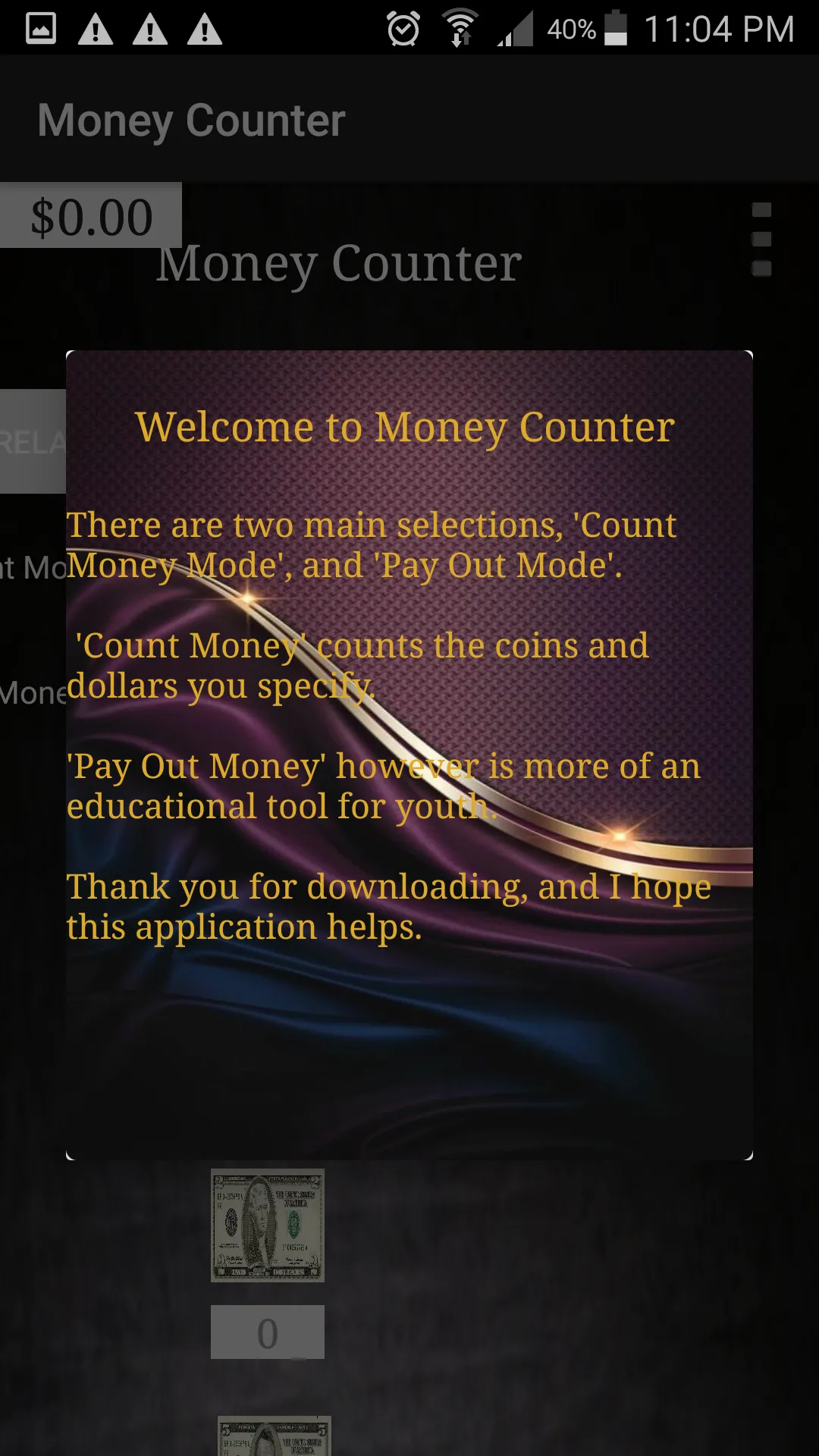 Money and Click Counter | Indus Appstore | Screenshot