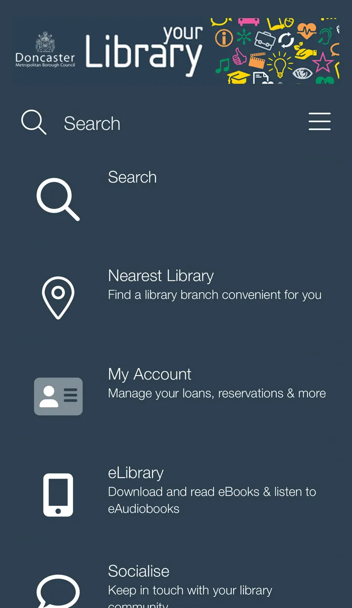 Doncaster Libraries | Indus Appstore | Screenshot