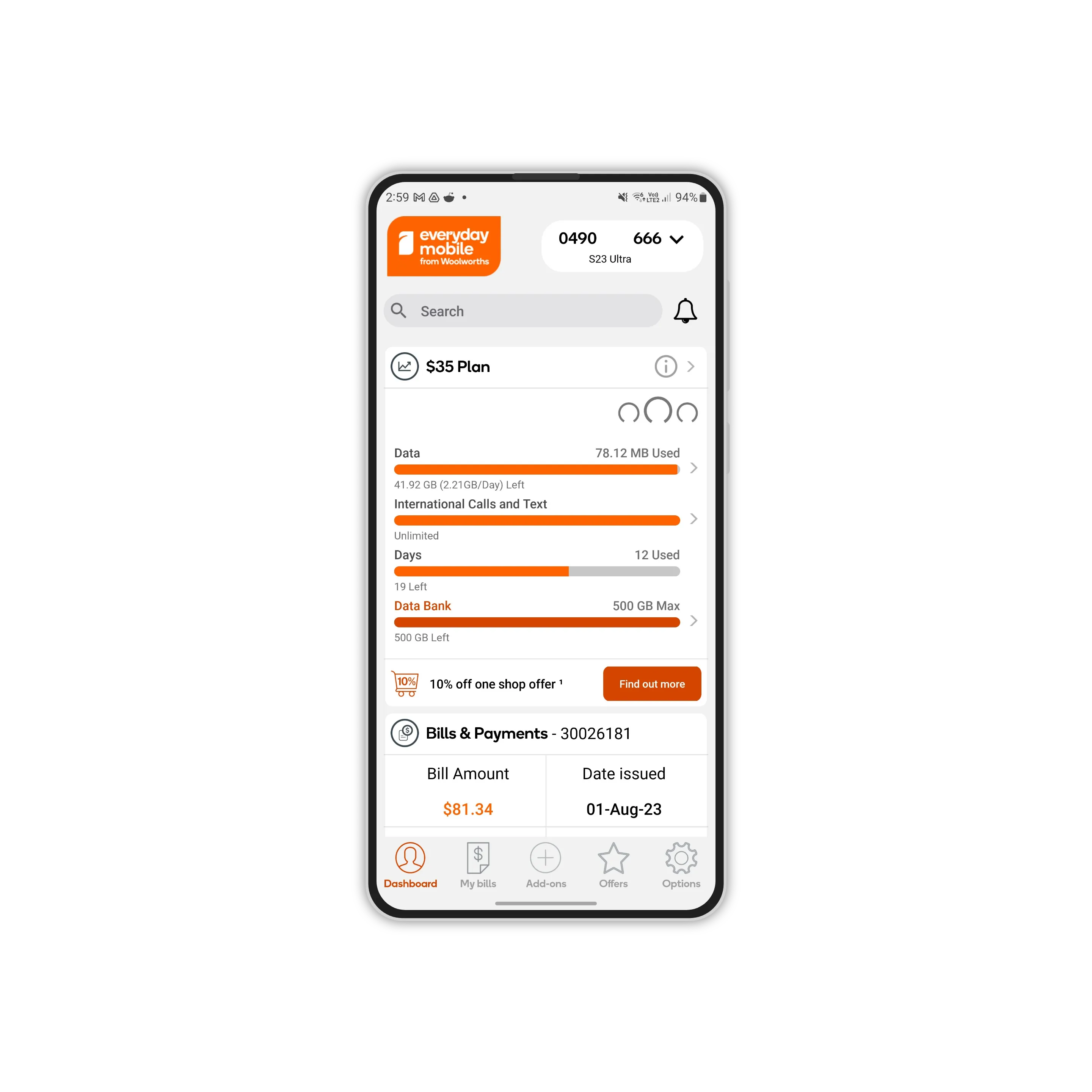 Everyday Mobile (Woolworths) | Indus Appstore | Screenshot