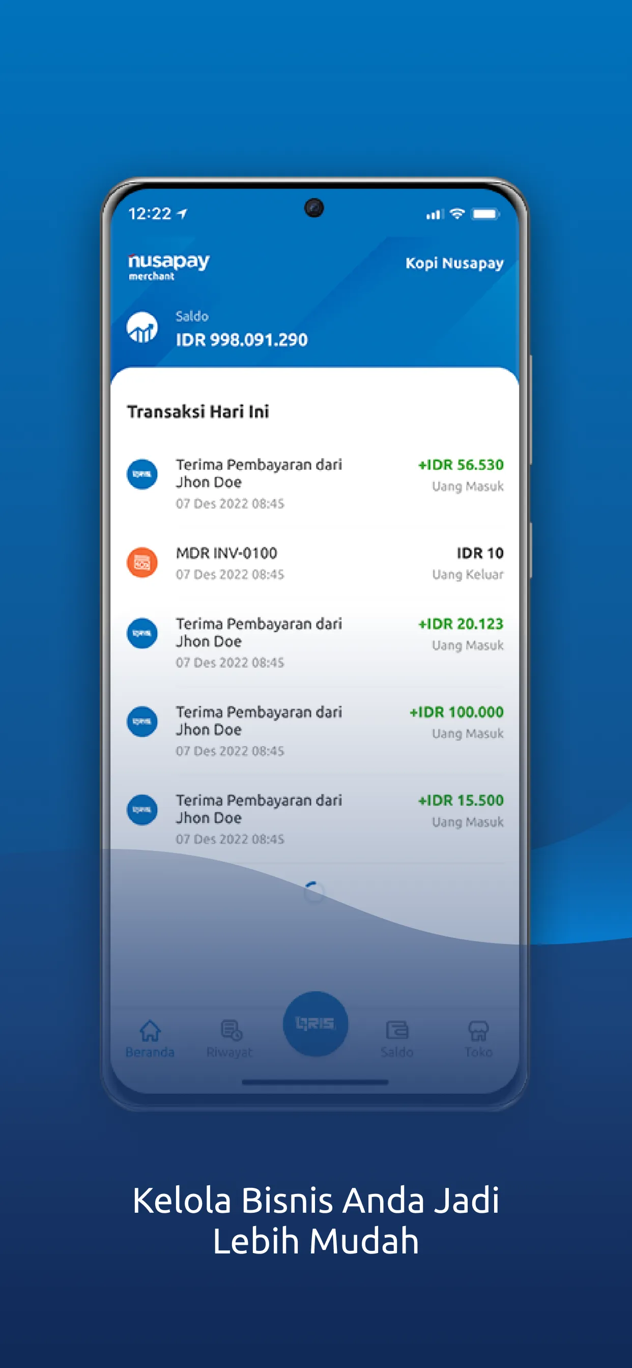 Nusapay Merchant | Indus Appstore | Screenshot