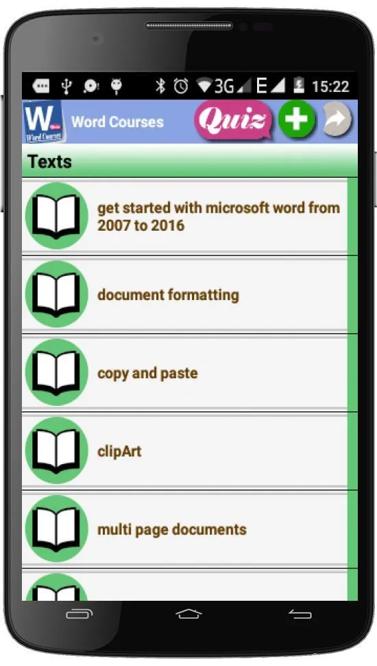 Word Courses | Indus Appstore | Screenshot