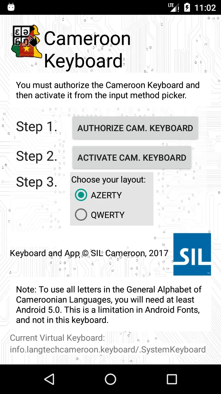 The Cameroon Keyboard | Indus Appstore | Screenshot