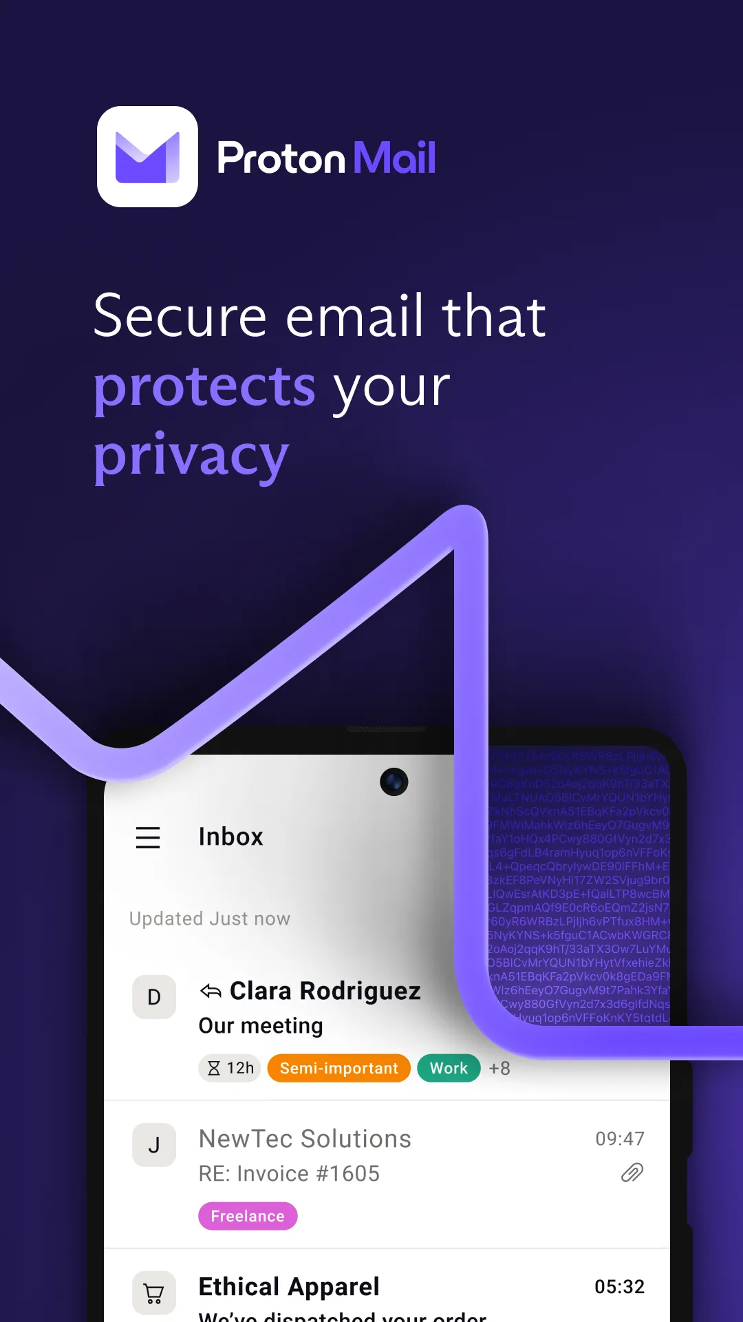 Proton Mail: Encrypted Email | Indus Appstore | Screenshot