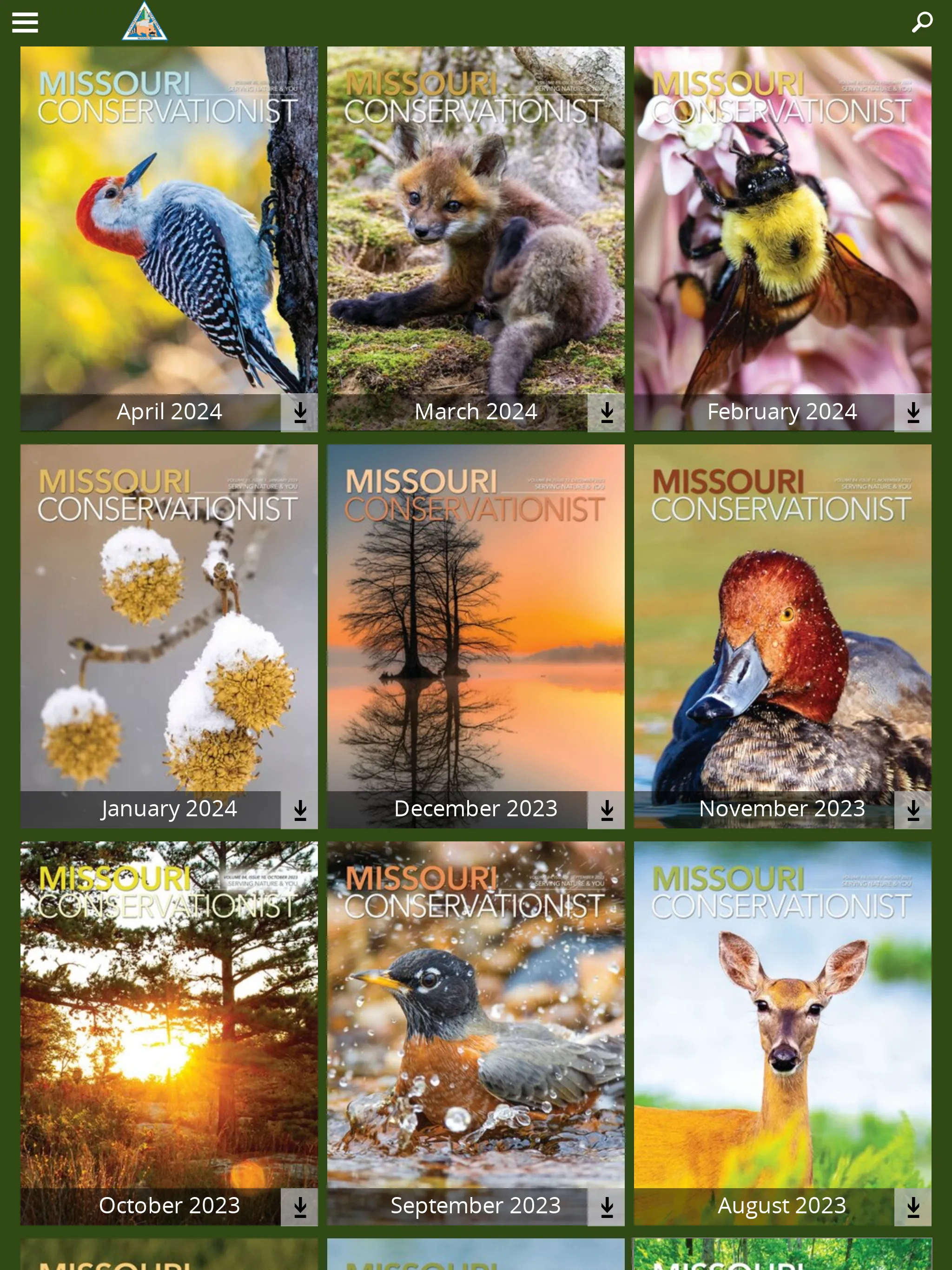 MO Conservationist Magazine | Indus Appstore | Screenshot