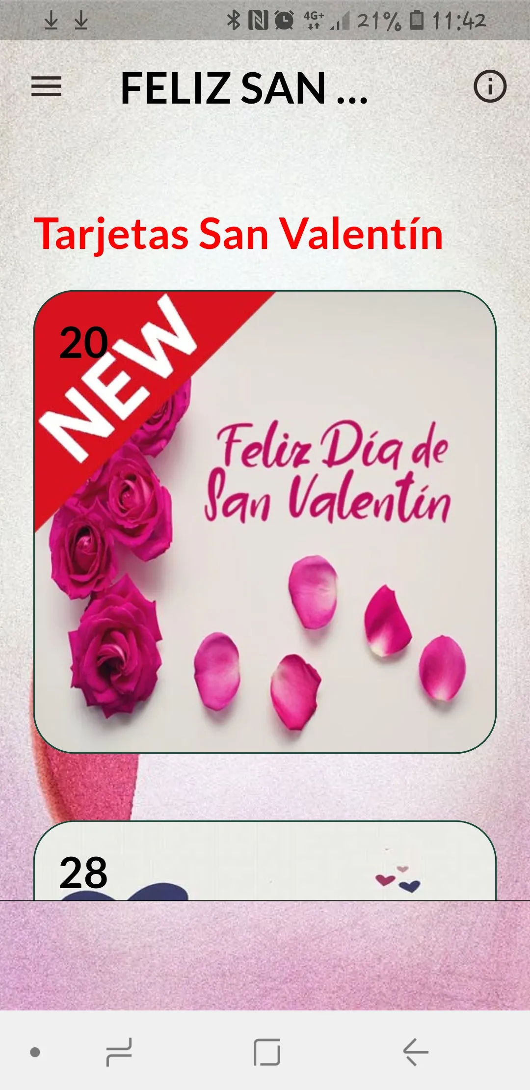 DICHOS SAN VALENTÍN | Indus Appstore | Screenshot