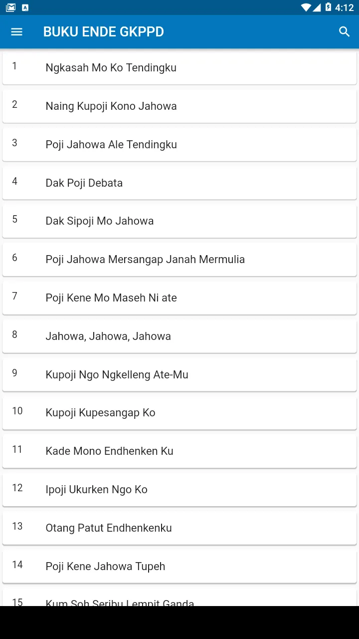 Buku Ende GKPPD (+ Music) | Indus Appstore | Screenshot