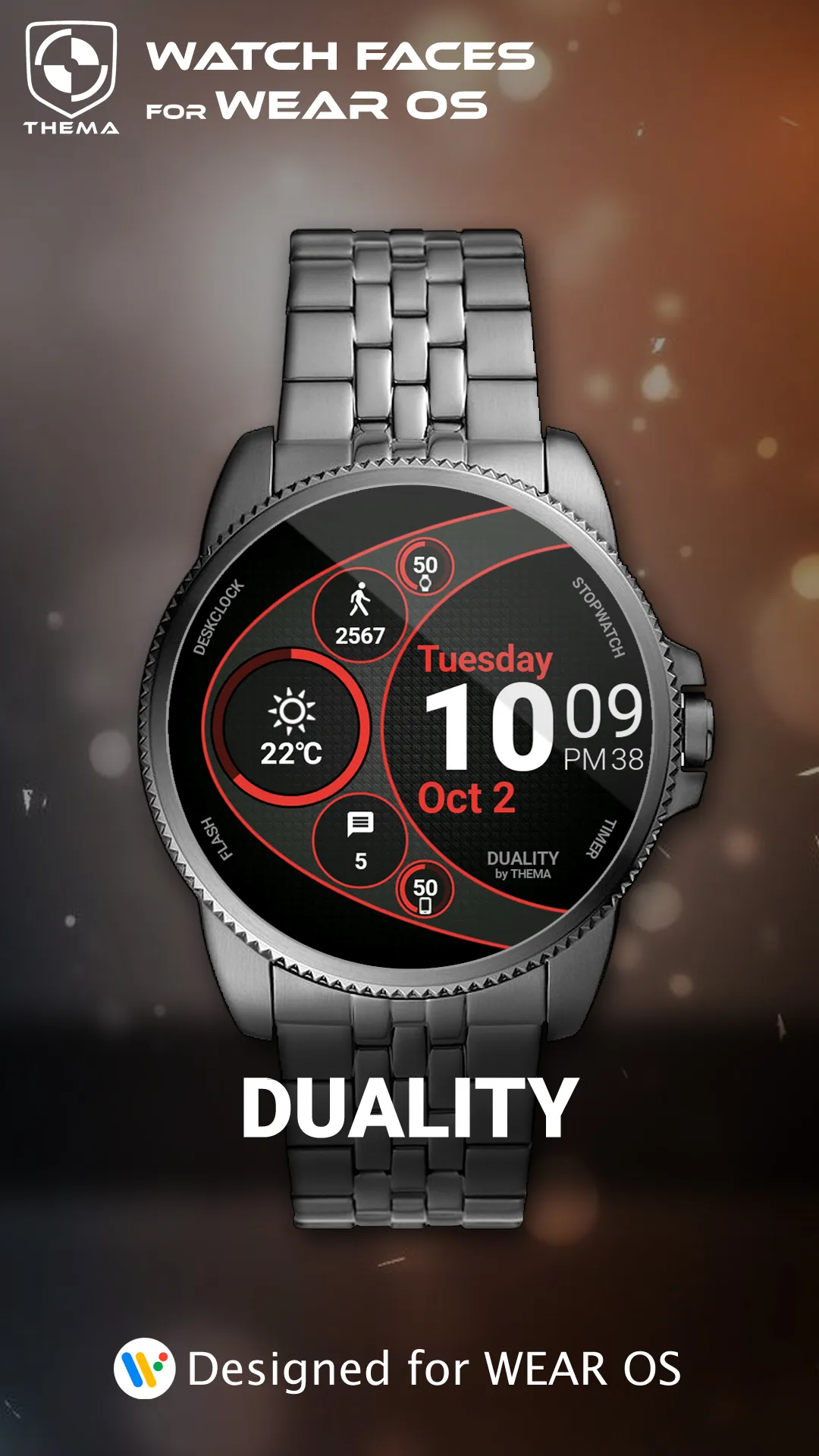 Duality Watch Face | Indus Appstore | Screenshot