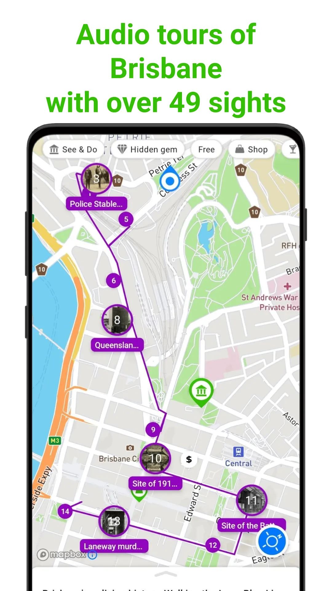 Brisbane Tour Guide:SmartGuide | Indus Appstore | Screenshot