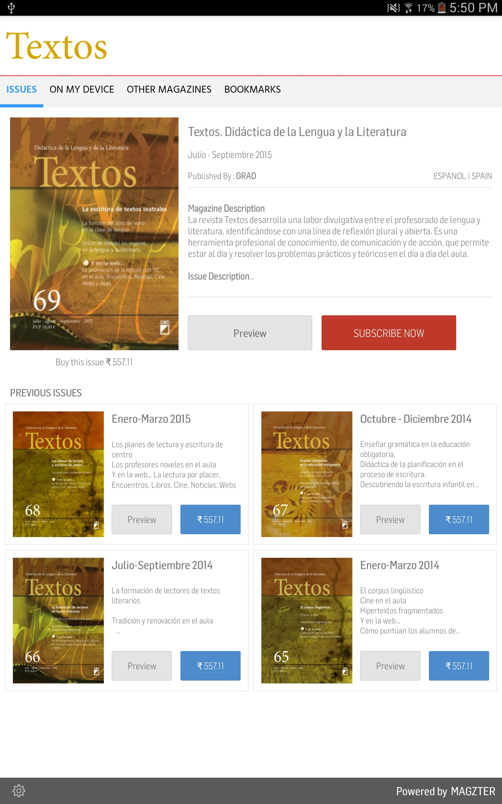 Textos. Didactica de la Lengua | Indus Appstore | Screenshot