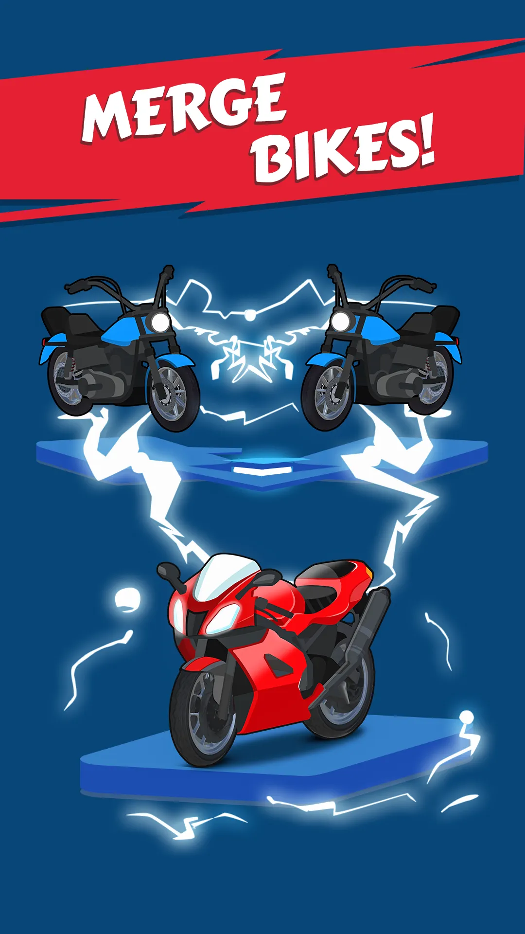 Merge Bike game Idle Tycoon | Indus Appstore | Screenshot