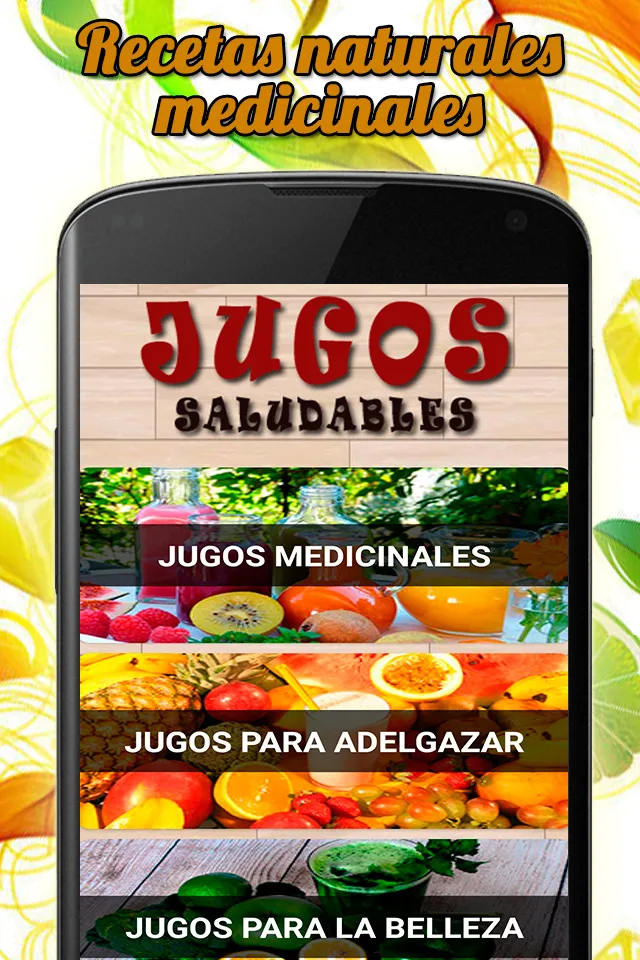 Jugos naturales y medicinales | Indus Appstore | Screenshot