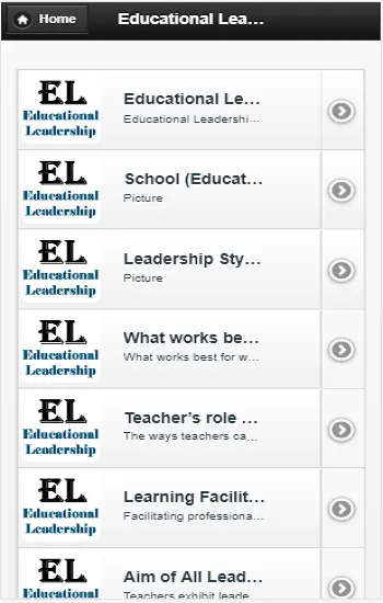 Educational Leadership | Indus Appstore | Screenshot