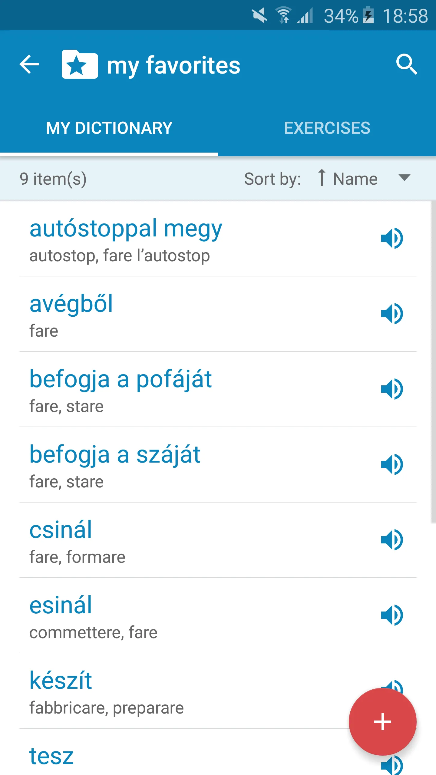 Hungarian-Italian Dictionary | Indus Appstore | Screenshot