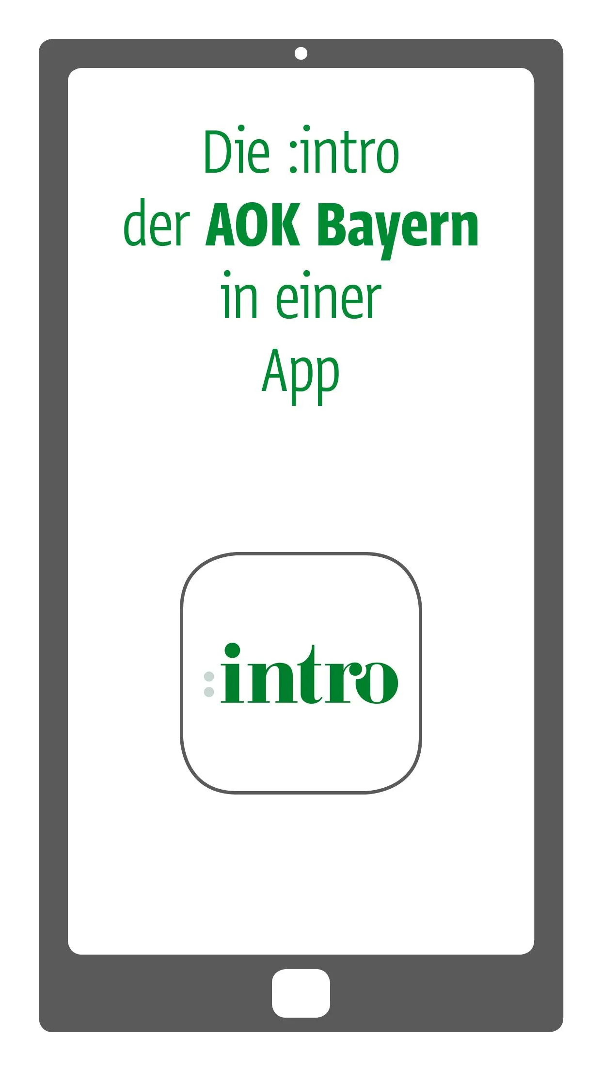 :intro AOK Bayern | Indus Appstore | Screenshot