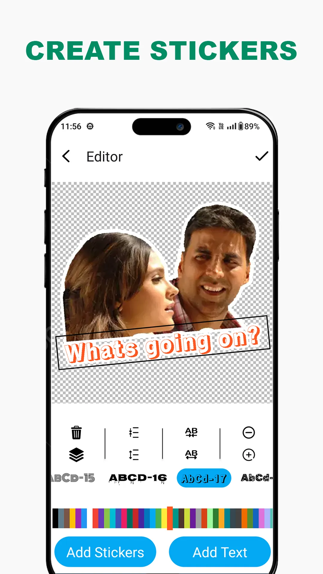 Dialogue stickers for whatsapp | Indus Appstore | Screenshot