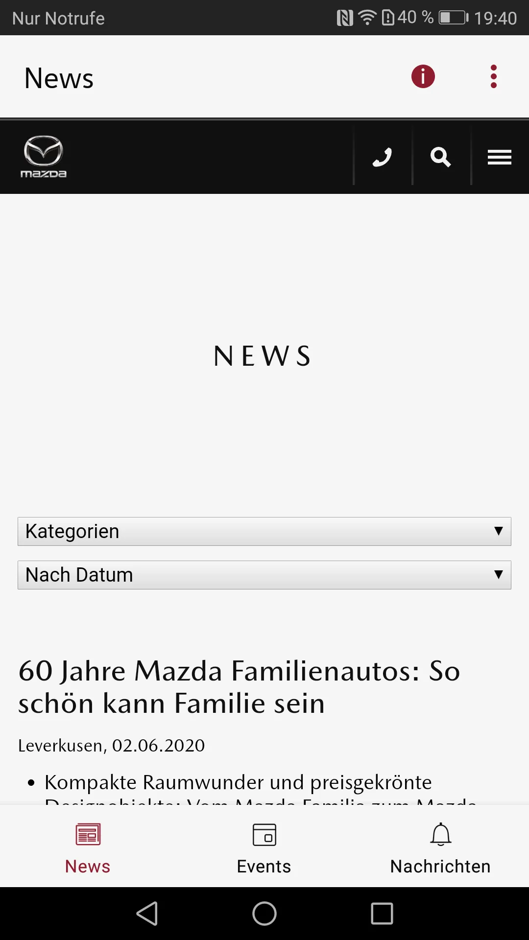 Mazda Media | Indus Appstore | Screenshot