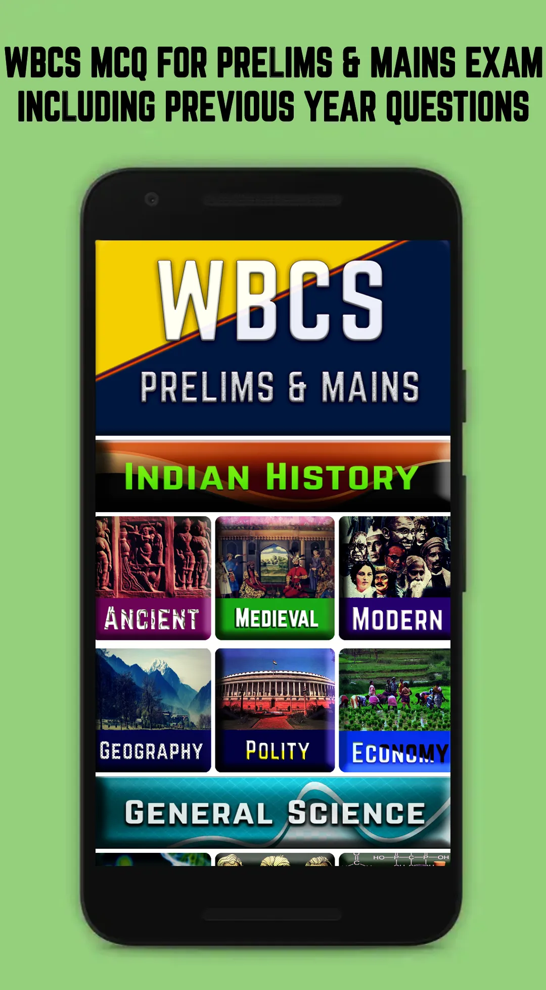 WBCS Exam Preparation MCQ Test | Indus Appstore | Screenshot