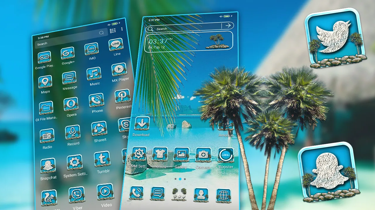 Summer Beach Theme | Indus Appstore | Screenshot