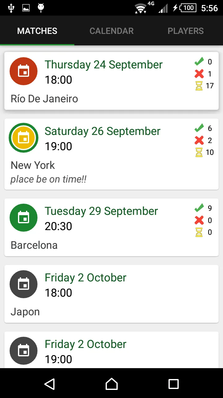 Calecio Sport Events Organizer | Indus Appstore | Screenshot