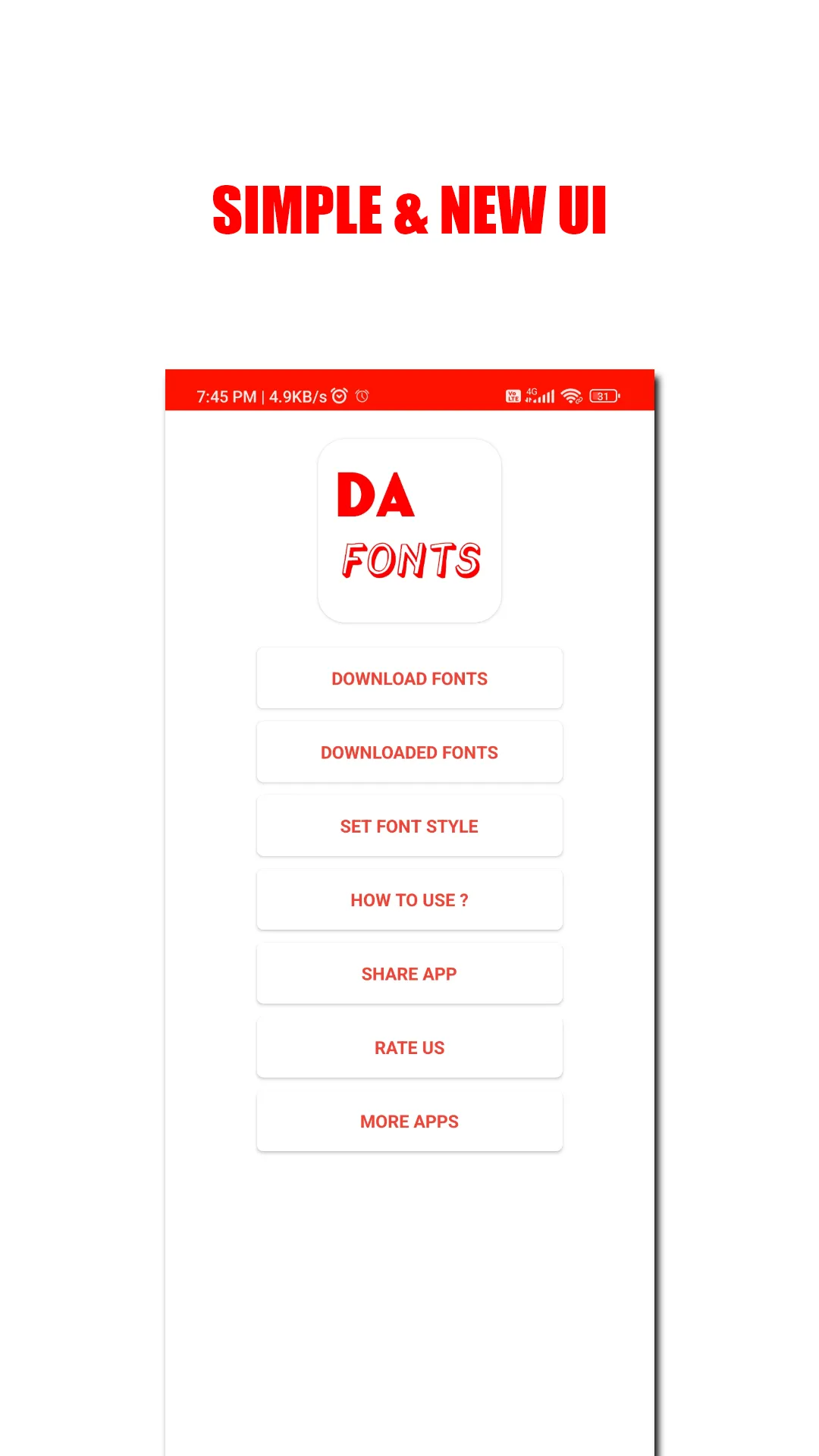 DA FONT'S | Indus Appstore | Screenshot