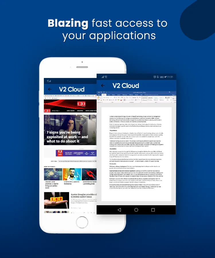 V2 Cloud: the simplest virtual | Indus Appstore | Screenshot