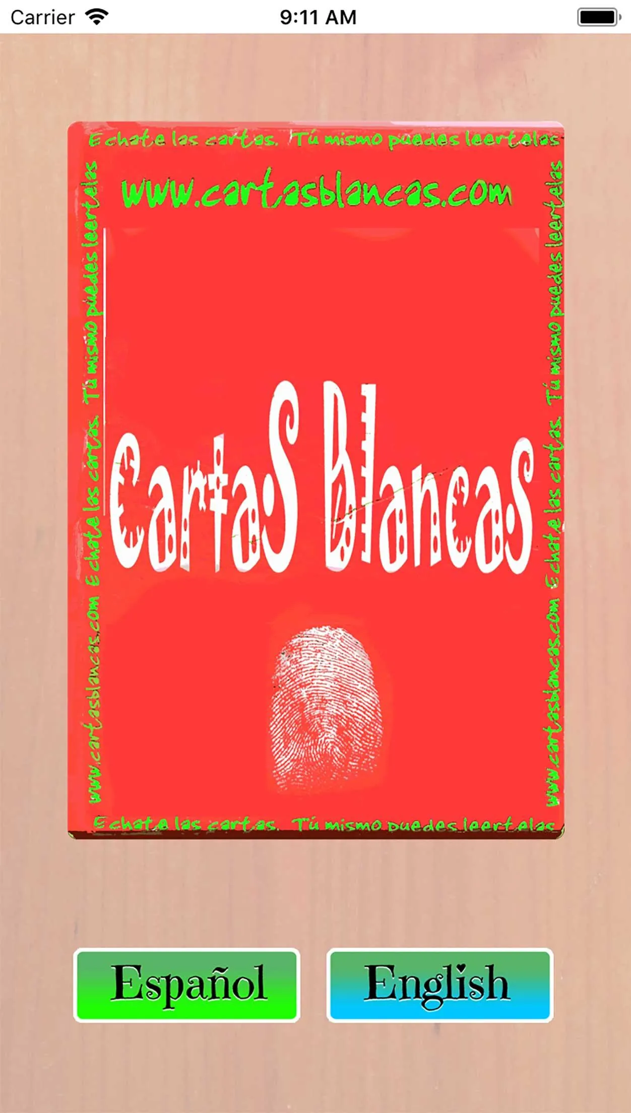 Cartas Blancas | Indus Appstore | Screenshot