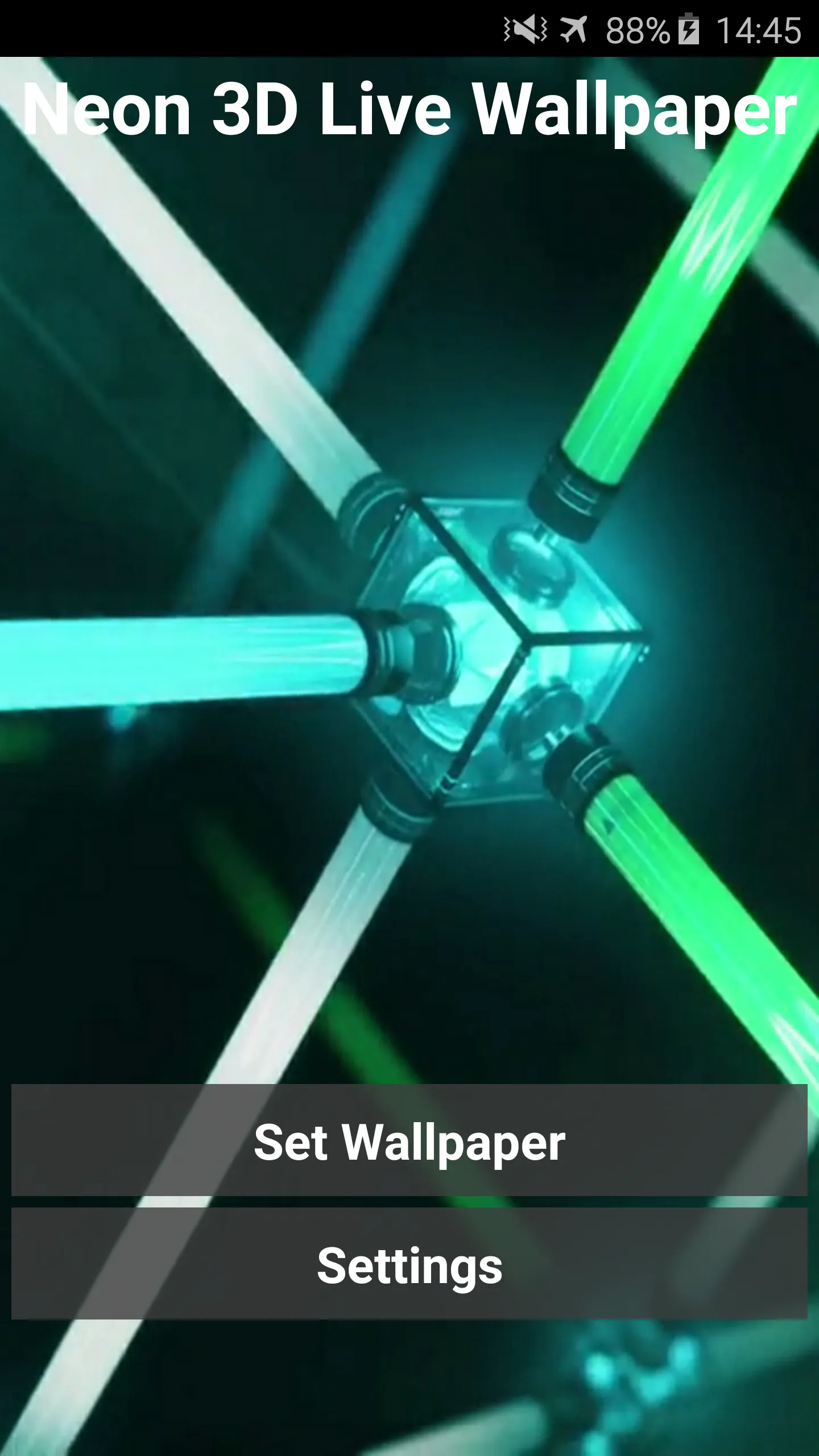 Neon 3D Live Wallpaper | Indus Appstore | Screenshot