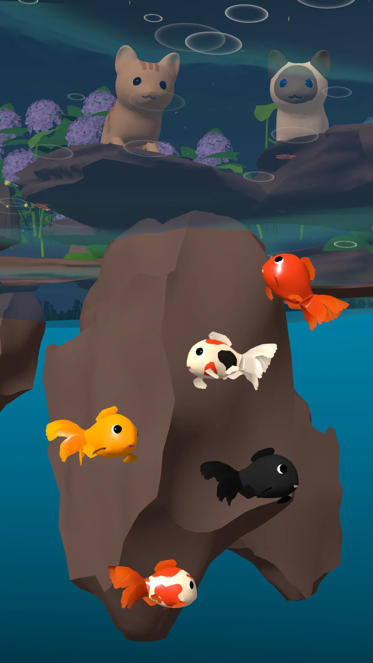 Goldfish & Cat Simulator | Indus Appstore | Screenshot