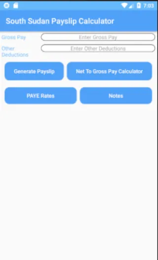 South Sudan Payslip Calculator | Indus Appstore | Screenshot