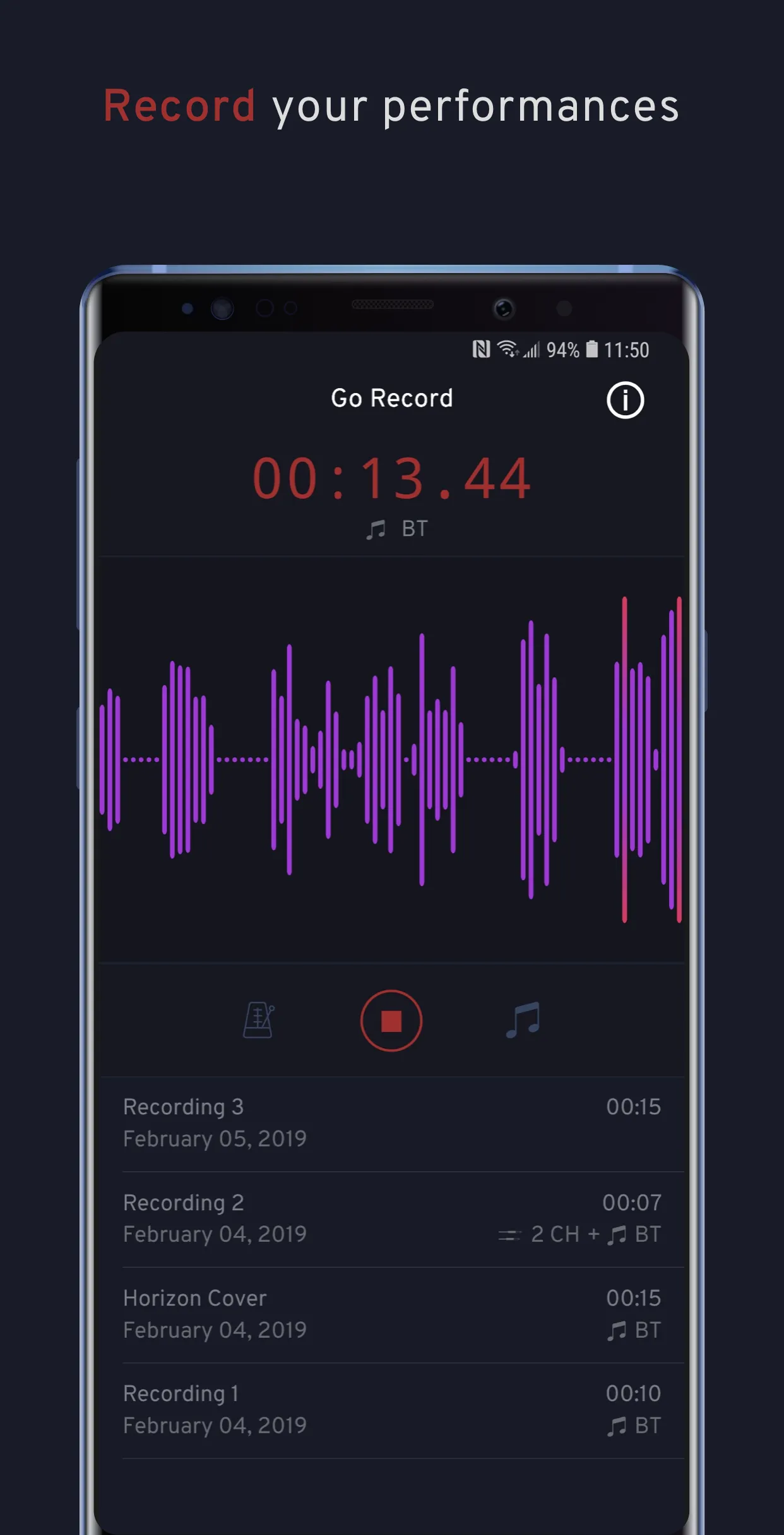 Go Record | Indus Appstore | Screenshot