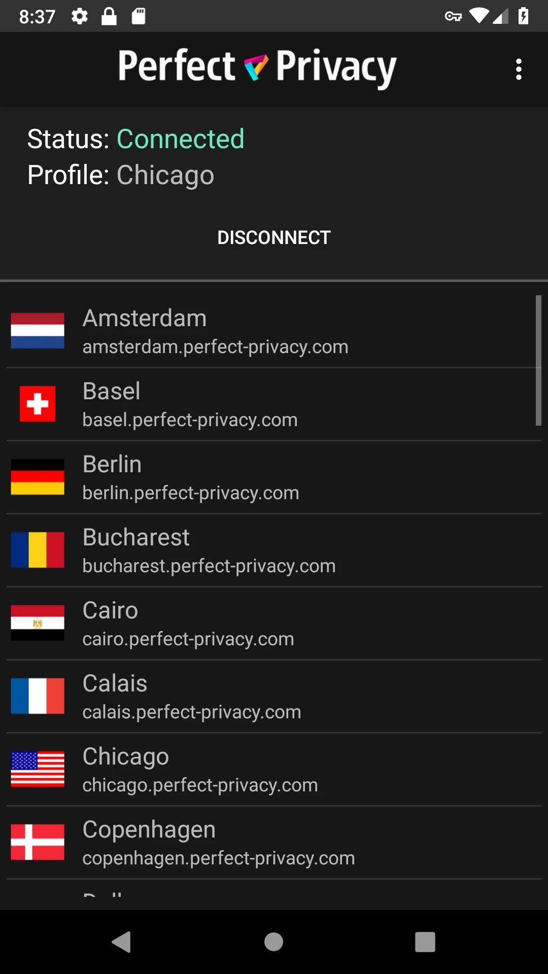 Perfect Privacy VPN | Indus Appstore | Screenshot