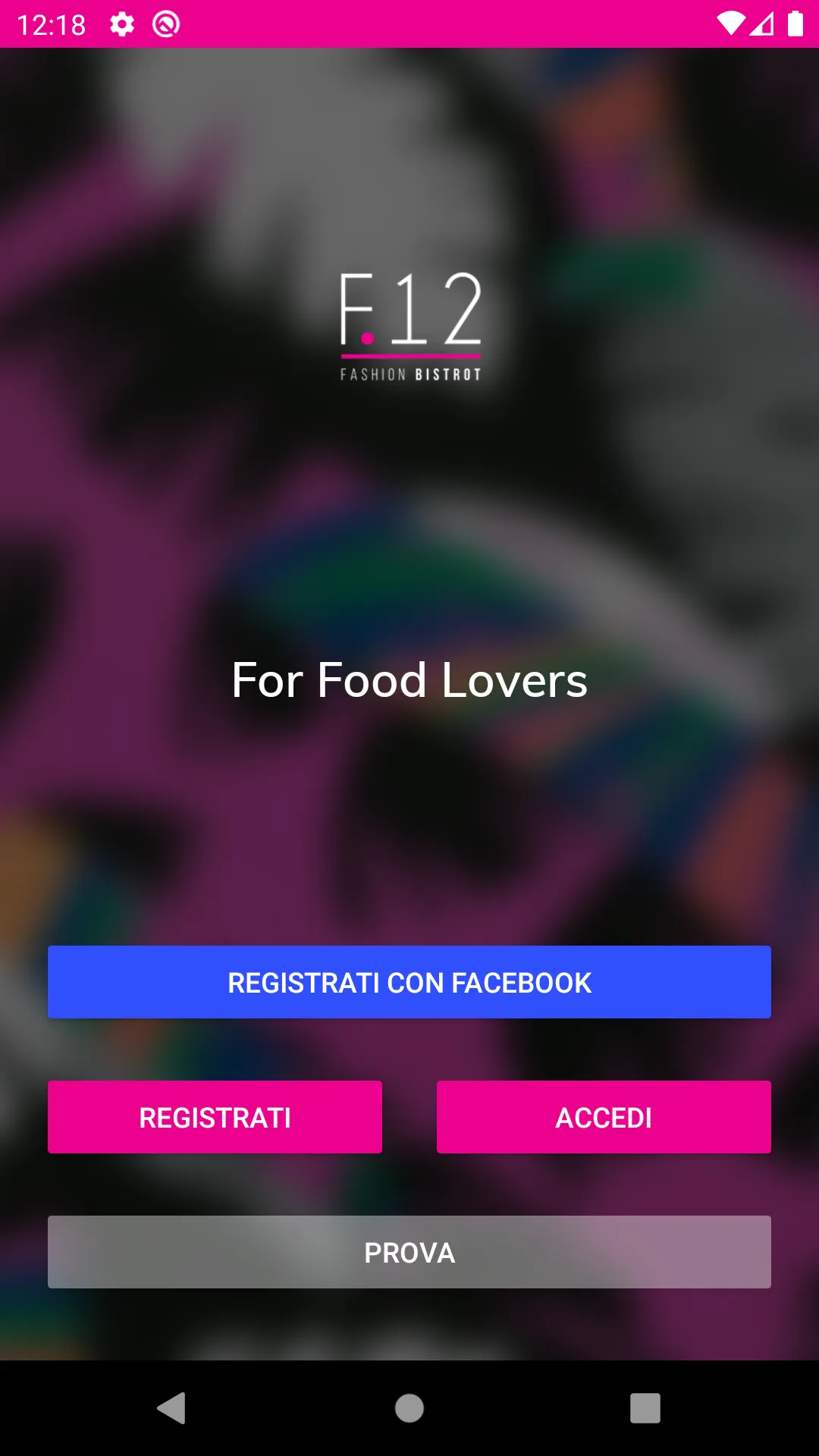 F.12 Bistrot | Indus Appstore | Screenshot