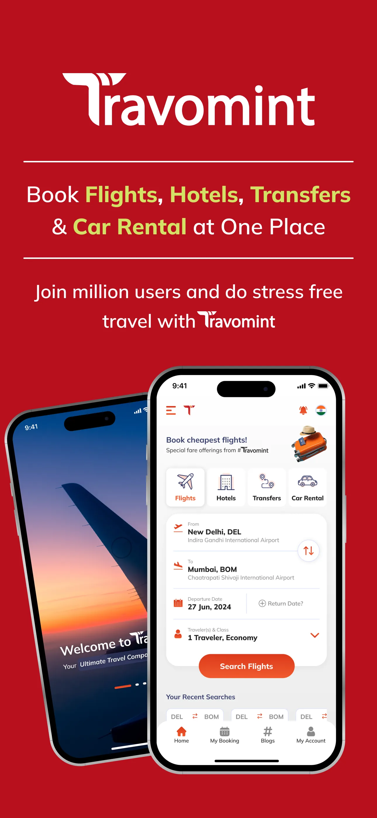 Travomint Flight, Hotel & Car | Indus Appstore | Screenshot