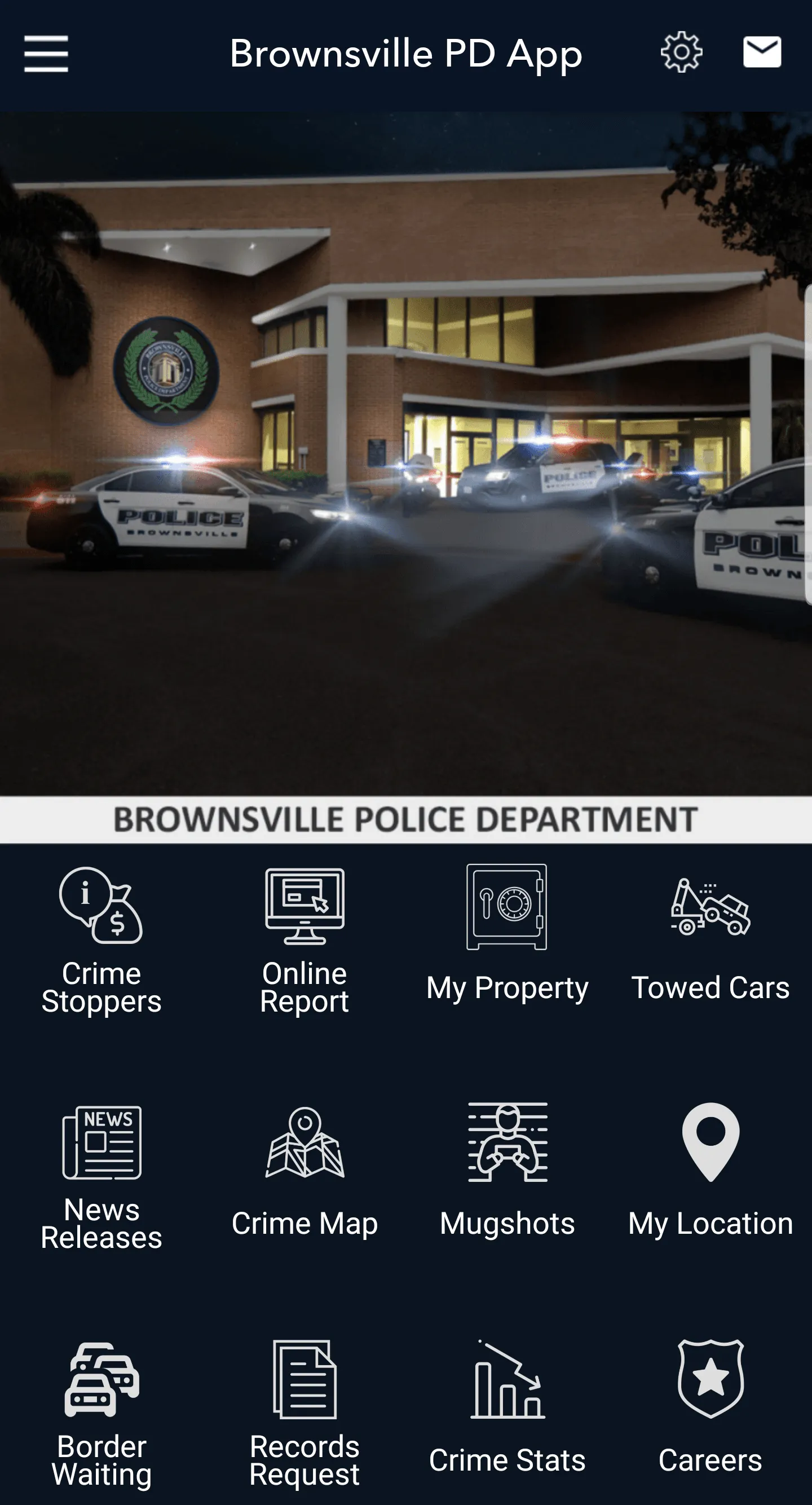 Brownsville Police Department | Indus Appstore | Screenshot