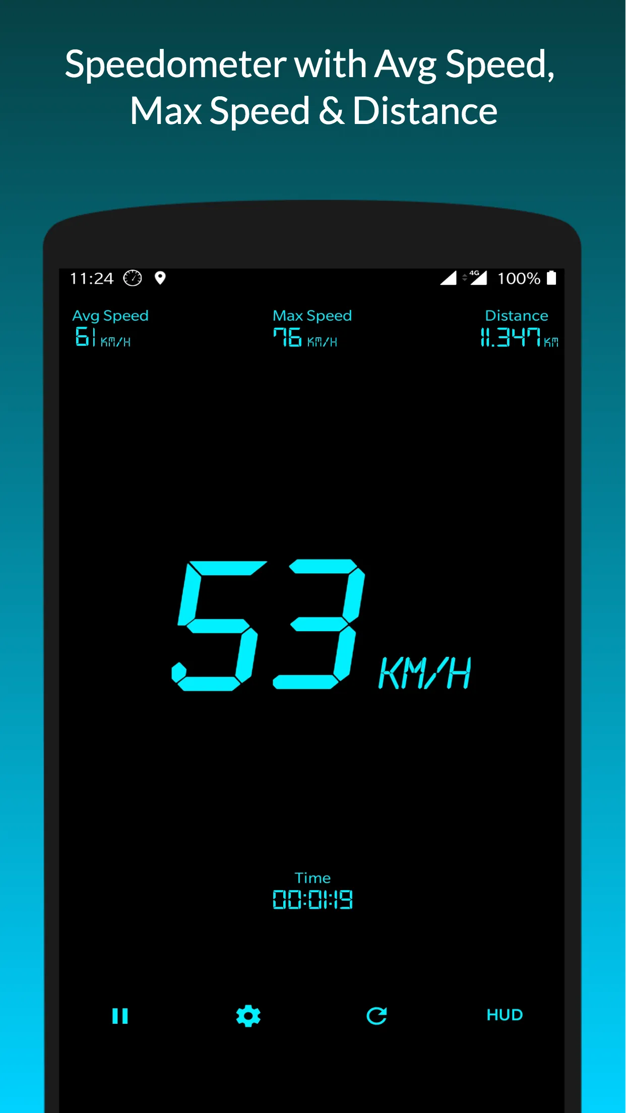 Speedometer GPS HUD | Indus Appstore | Screenshot