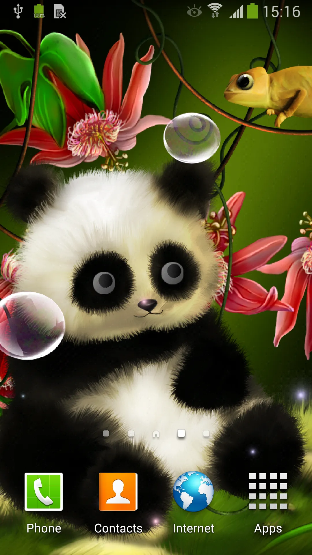 Panda Live Wallpaper | Indus Appstore | Screenshot