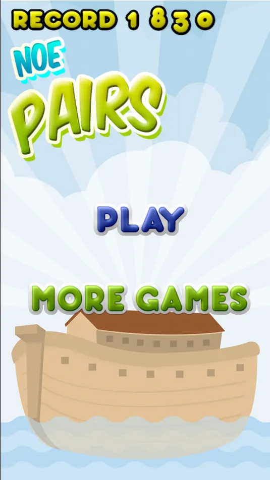 Noah pairs match memory | Indus Appstore | Screenshot