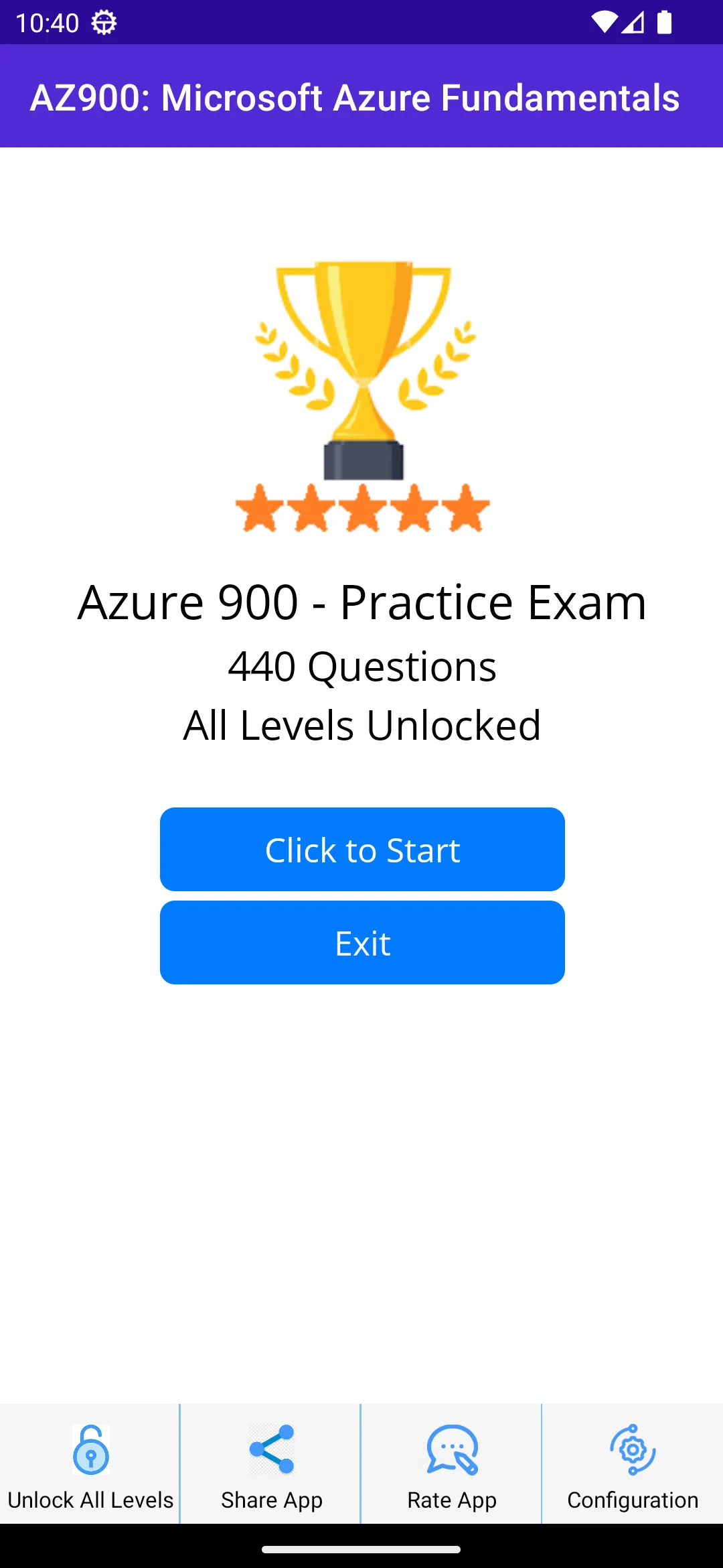 Azure AZ-900 Fundamental Exam | Indus Appstore | Screenshot