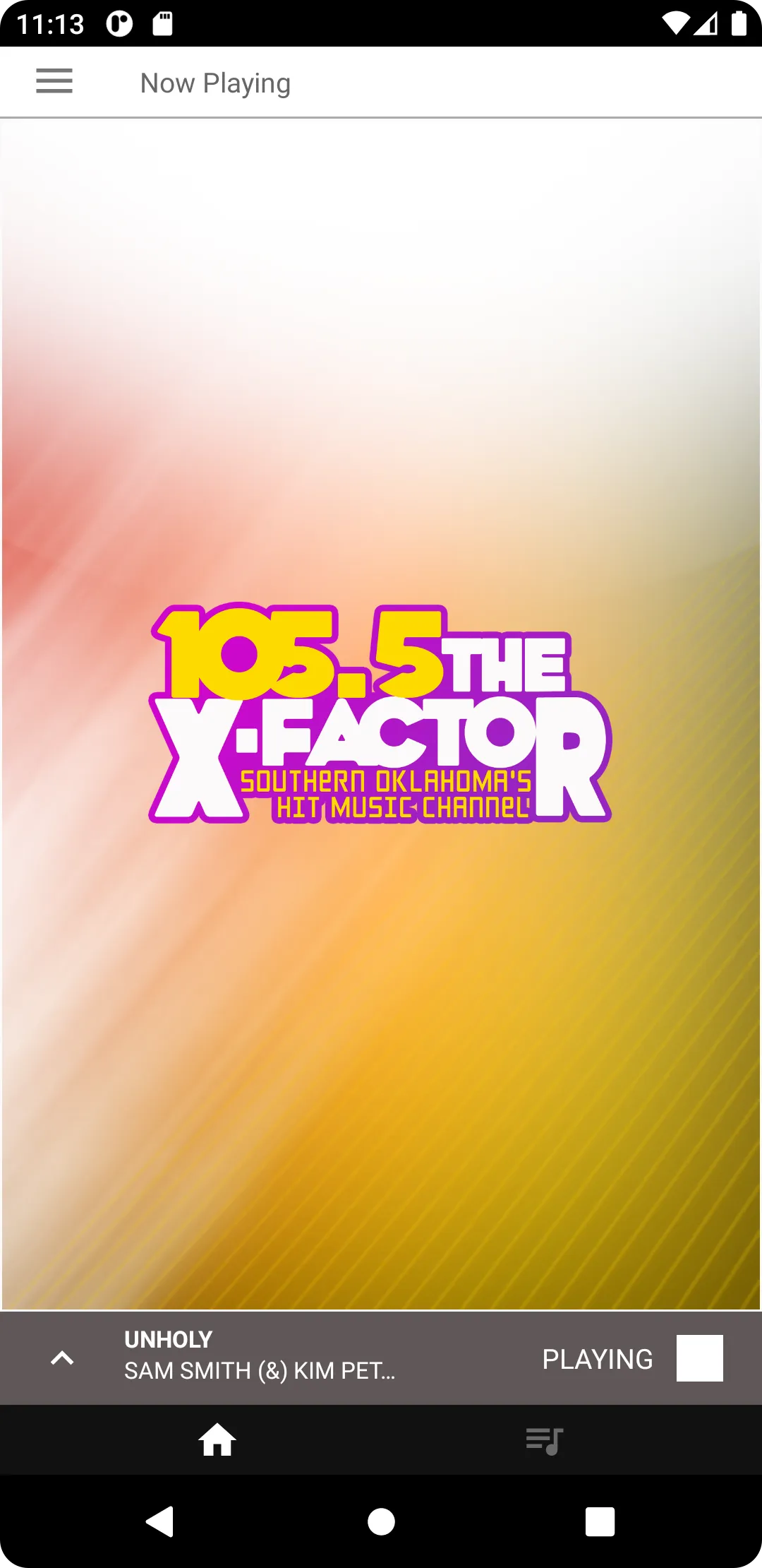 105.5 The X Factor | Indus Appstore | Screenshot