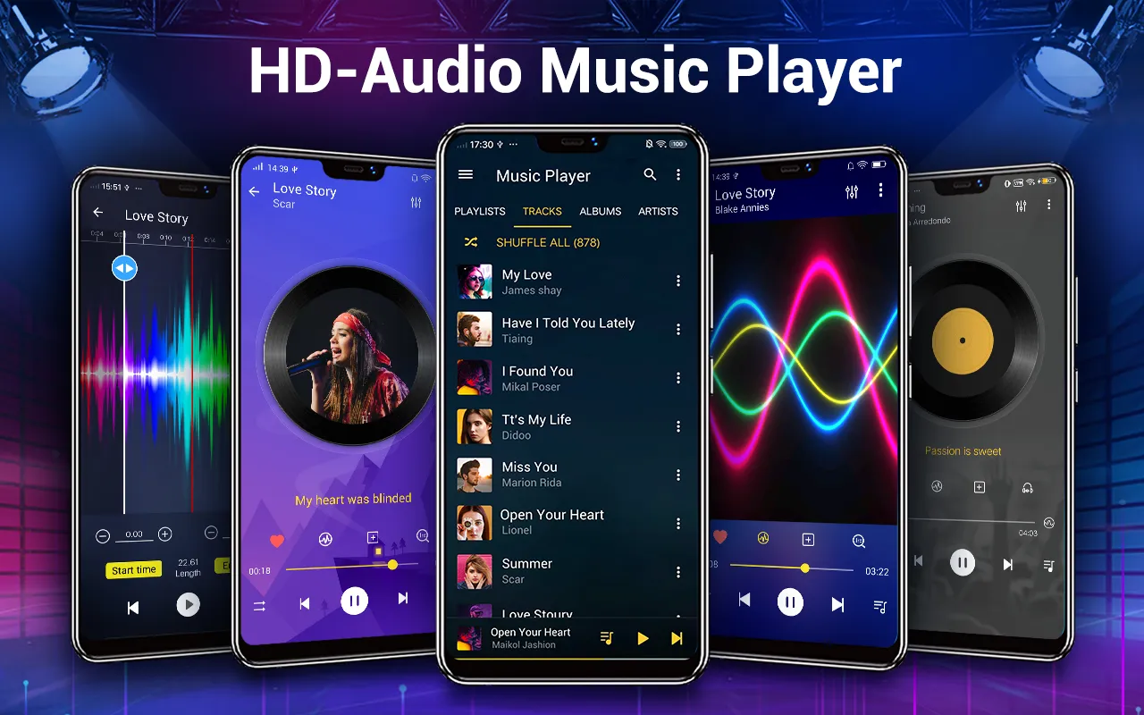 Music player- bass boost,music | Indus Appstore | Screenshot