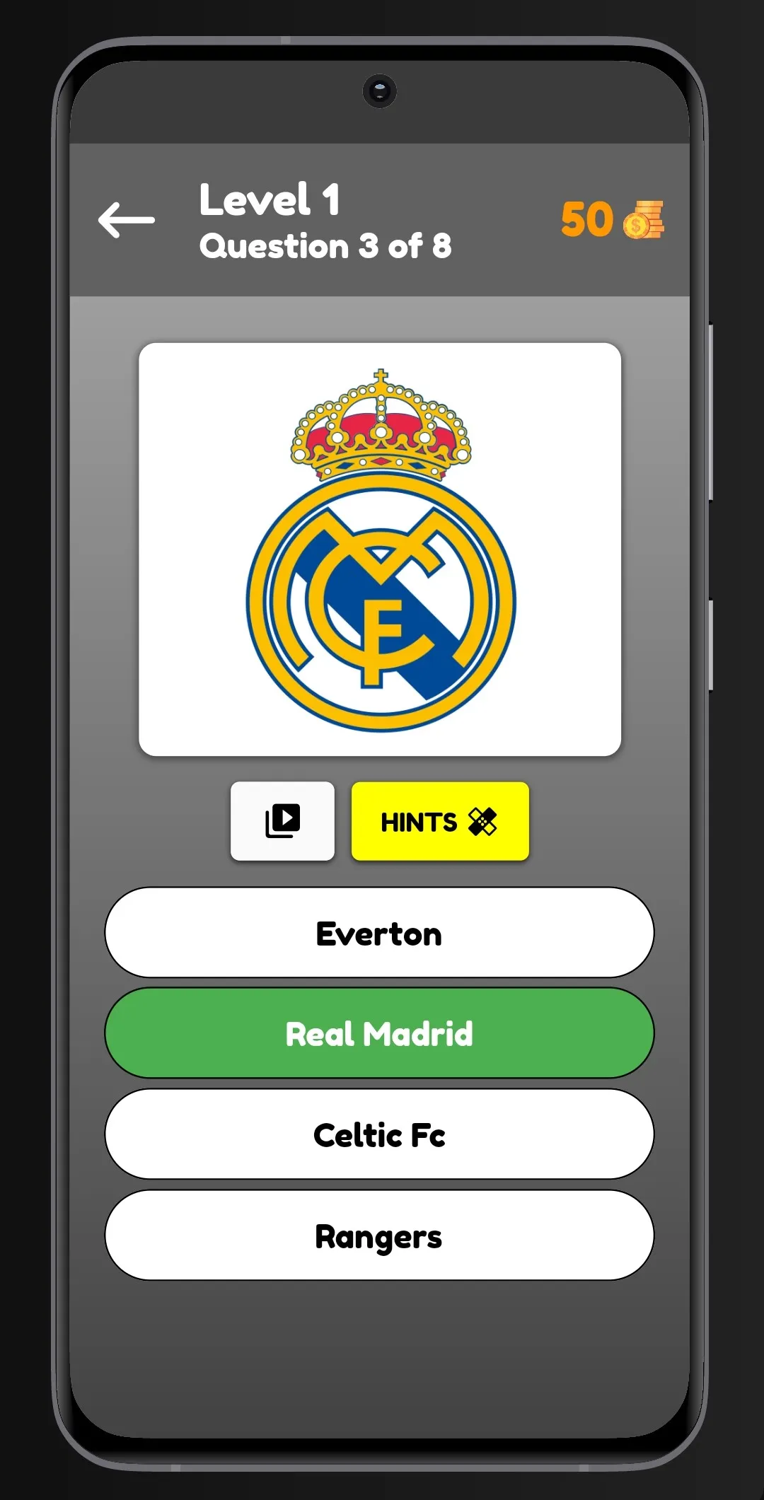 Soccer Clubs Logo Quiz | Indus Appstore | Screenshot