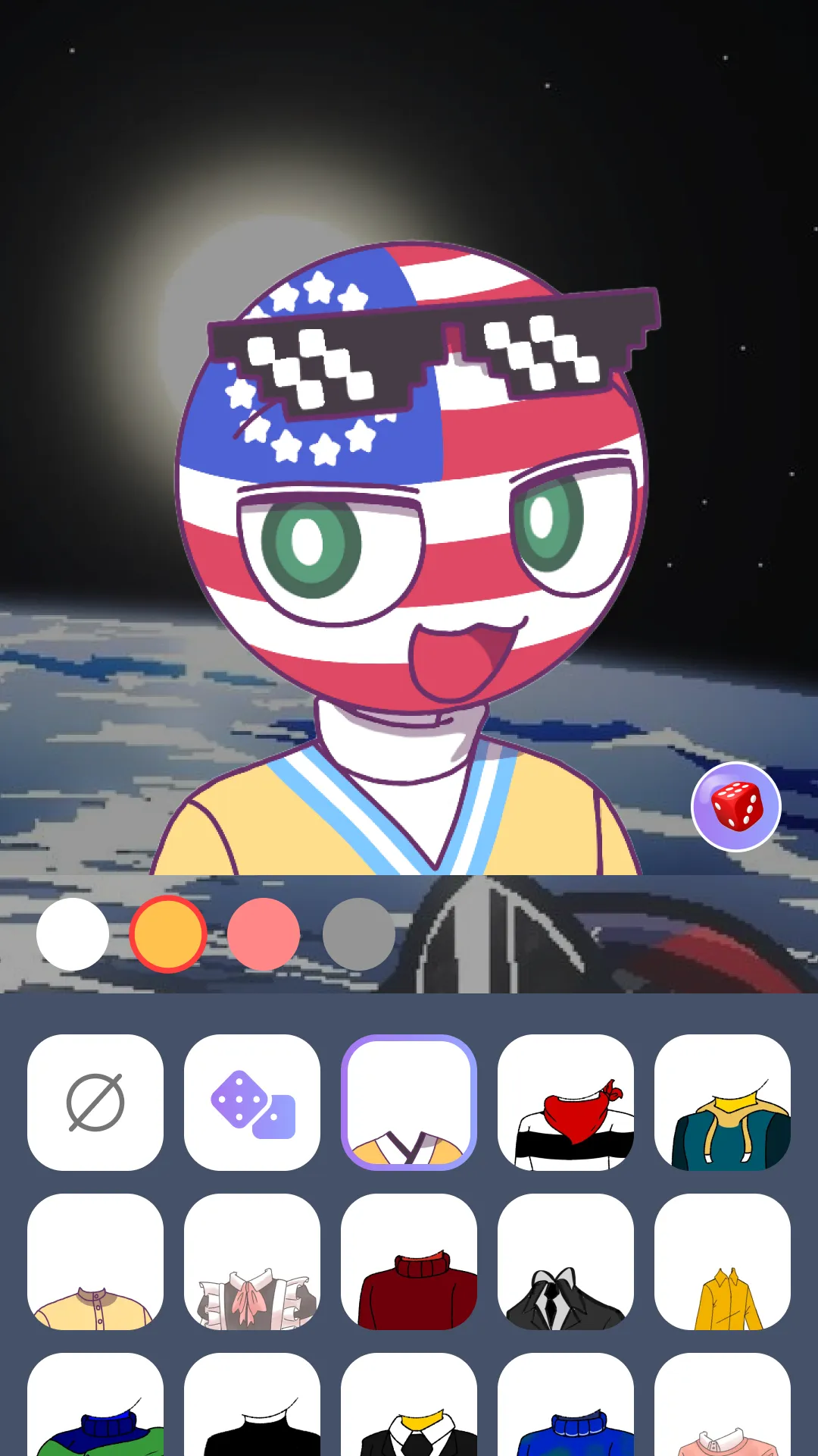Country Ball Emoji Maker | Indus Appstore | Screenshot