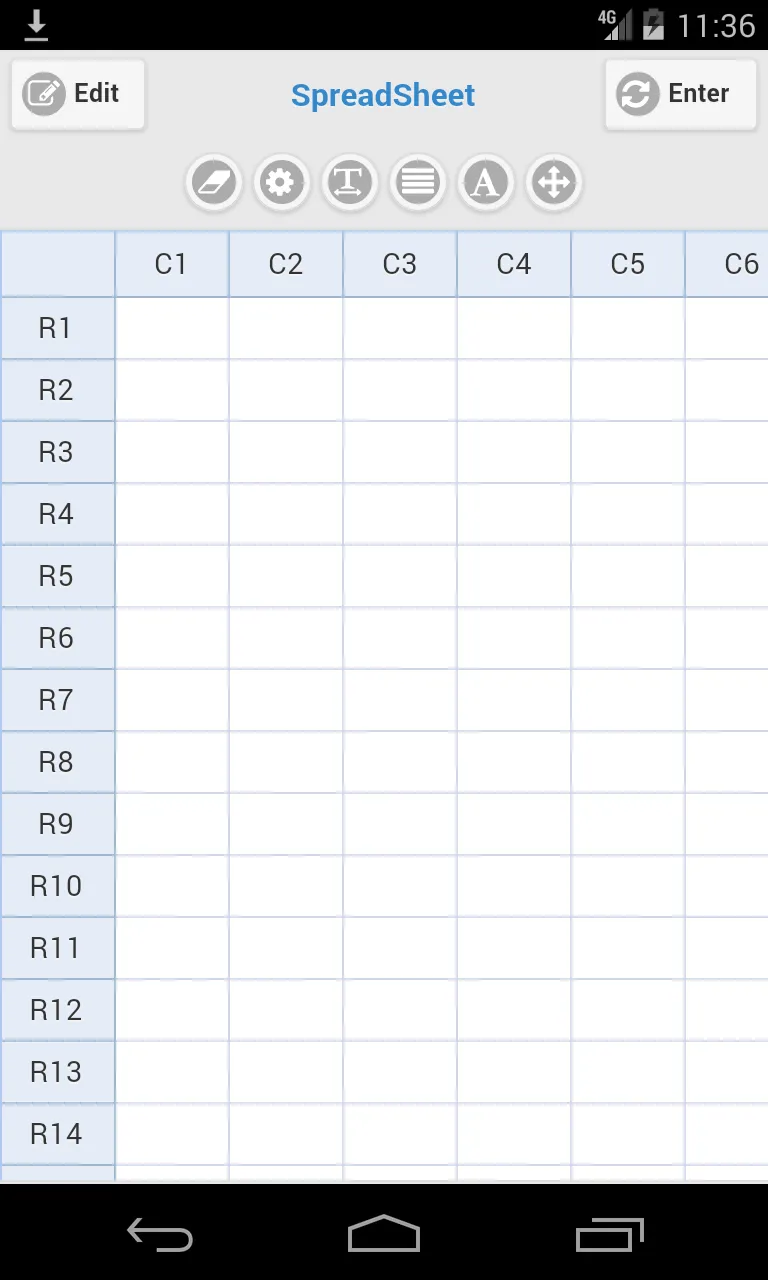 Simple Spreadsheet | Indus Appstore | Screenshot